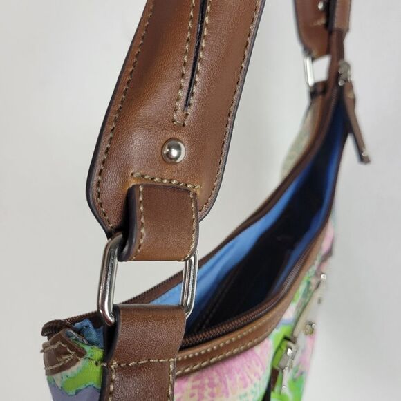 Chaps Pastel Paisley Print Shoulder Bag‎ - Picture 15 of 15